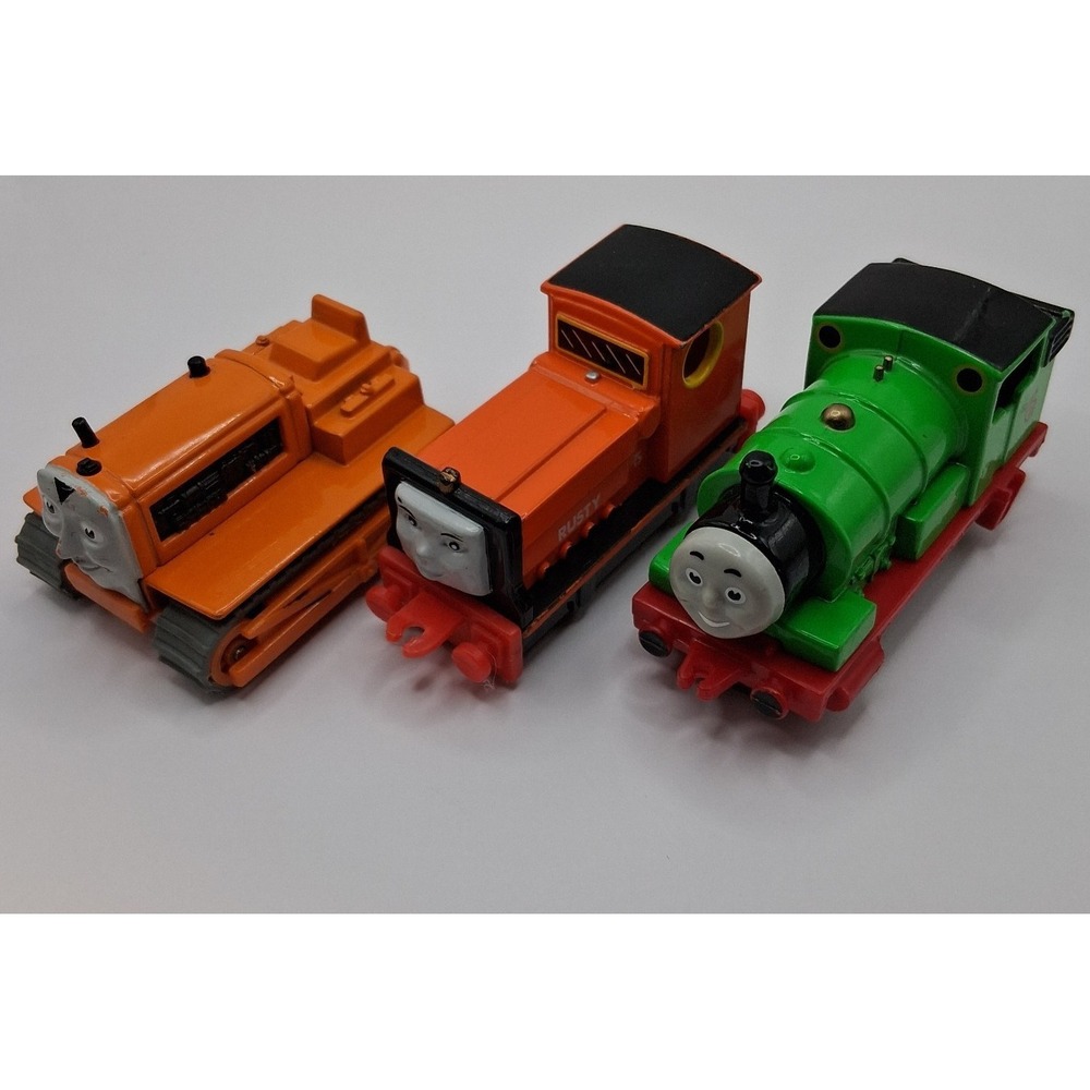 Vintage ERTL Thomas & Friends Lot: Percy, Rusty, Terence the Tractor 1980's/90's